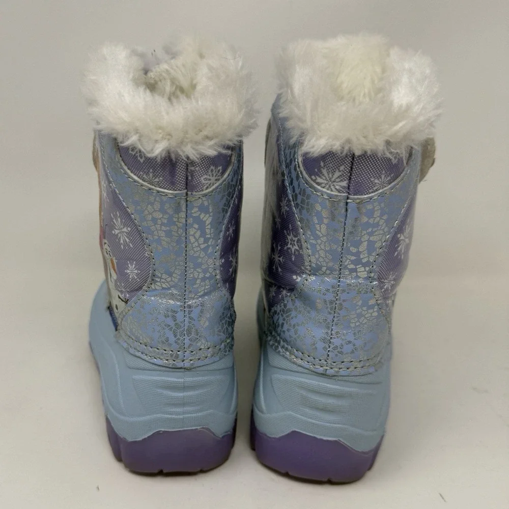 Toddler Girls' Frozen Winter Boots - Insulated Snow‎ Boots for Cold Weather Sz 9